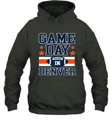 NFL Denver Co Game Day Football Home Team Colors Hooded Sweatshirt Hooded Sweatshirt - FordPhuMy