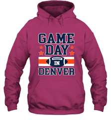 NFL Denver Co Game Day Football Home Team Colors Hooded Sweatshirt Hooded Sweatshirt - FordPhuMy