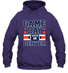 NFL Denver Co Game Day Football Home Team Colors Hooded Sweatshirt Hooded Sweatshirt - FordPhuMy
