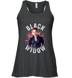 Avengers Endgame Black Widow Space Poster Graphic Women's Racerback Tank