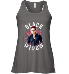 Avengers Endgame Black Widow Space Poster Graphic Women's Racerback Tank Women's Racerback Tank - FordPhuMy