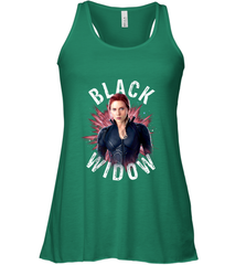 Avengers Endgame Black Widow Space Poster Graphic Women's Racerback Tank Women's Racerback Tank - FordPhuMy