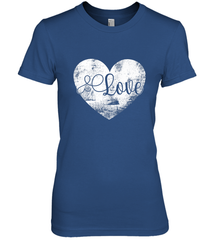 Love Valentines Day Heart Vintage Gift For Men Women Women's Premium T-Shirt Women's Premium T-Shirt - FordPhuMy