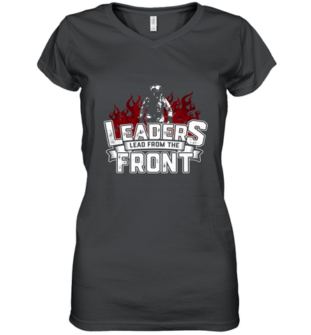 Leaders Front Women's V-Neck T-Shirt Women's V-Neck T-Shirt / Black / S Women's V-Neck T-Shirt - FordPhuMy