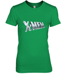 Marvel X Men Logo Retro 90s Animated Series Women's Premium T-Shirt