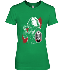 Avengers Endgame Captain Marvel Tag Poster Women's Premium T-Shirt
