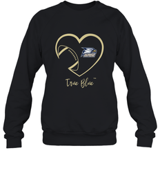 Georgia Southern Eagles Football Inside Heart  Team Crewneck Sweatshirt