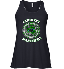 NFL Carolina Panthers Logo Happy St Patrick's Day Women's Racerback Tank Women's Racerback Tank - FordPhuMy