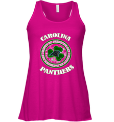 NFL Carolina Panthers Logo Happy St Patrick's Day Women's Racerback Tank Women's Racerback Tank - FordPhuMy