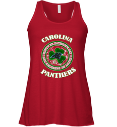 NFL Carolina Panthers Logo Happy St Patrick's Day Women's Racerback Tank