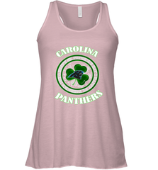 NFL Carolina Panthers Logo Happy St Patrick's Day Women's Racerback Tank Women's Racerback Tank - FordPhuMy