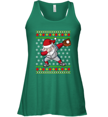 Christmas Dabbing Santa Baseball Gift Women's Racerback Tank Women's Racerback Tank - FordPhuMy