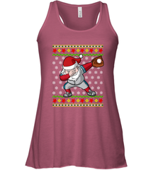 Christmas Dabbing Santa Baseball Gift Women's Racerback Tank Women's Racerback Tank - FordPhuMy