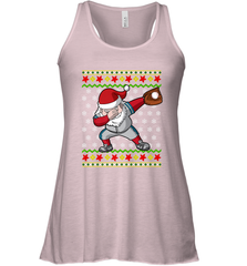 Christmas Dabbing Santa Baseball Gift Women's Racerback Tank Women's Racerback Tank - FordPhuMy