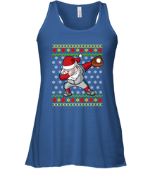 Christmas Dabbing Santa Baseball Gift Women's Racerback Tank Women's Racerback Tank - FordPhuMy