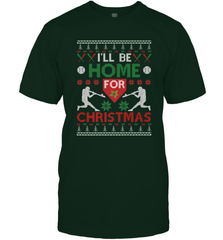 I'll Be Home for Christmas Baseball Gift For Men Women Kids Men's T-Shirt Men's T-Shirt - FordPhuMy