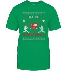 I'll Be Home for Christmas Baseball Gift For Men Women Kids Men's T-Shirt Men's T-Shirt - FordPhuMy