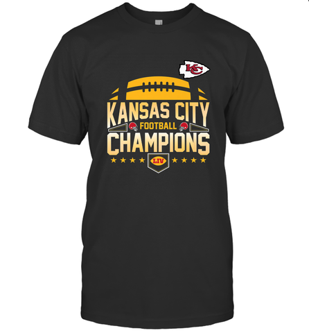 Kansas City Football _ The City Of Champions LIV Men's T-Shirt