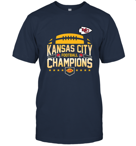 Kansas City Football _ The City Of Champions LIV Men's T-Shirt