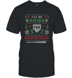 Premium Baseball Ugly Christmas Sweater Pattern Men's T-Shirt
