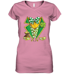 Leprechaun Costume Boys Kids St Patricks Women's V-Neck T-Shirt Women's V-Neck T-Shirt - FordPhuMy