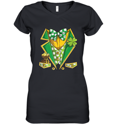 Leprechaun Costume Boys Kids St Patricks Women's V-Neck T-Shirt