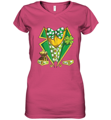 Leprechaun Costume Boys Kids St Patricks Women's V-Neck T-Shirt Women's V-Neck T-Shirt - FordPhuMy