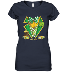 Leprechaun Costume Boys Kids St Patricks Women's V-Neck T-Shirt