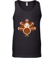 Funny Football Turkey Fall Thanksgiving Football Men's Tank Top