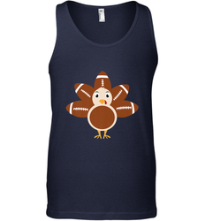 Funny Football Turkey Fall Thanksgiving Football Men's Tank Top