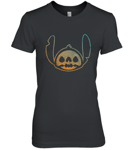 Disney Stitch Face Halloween Women's Premium T-Shirt Women's Premium T-Shirt / Black / XS Women's Premium T-Shirt - FordPhuMy
