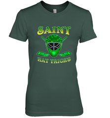 Saint Hat Tricks Ice Hockey Funny St Patricks Day Gift Women's Premium T-Shirt Women's Premium T-Shirt - FordPhuMy