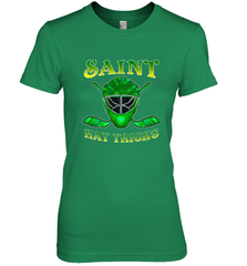 Saint Hat Tricks Ice Hockey Funny St Patricks Day Gift Women's Premium T-Shirt Women's Premium T-Shirt - FordPhuMy