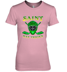 Saint Hat Tricks Ice Hockey Funny St Patricks Day Gift Women's Premium T-Shirt Women's Premium T-Shirt - FordPhuMy