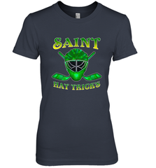 Saint Hat Tricks Ice Hockey Funny St Patricks Day Gift Women's Premium T-Shirt Women's Premium T-Shirt - FordPhuMy