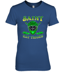 Saint Hat Tricks Ice Hockey Funny St Patricks Day Gift Women's Premium T-Shirt Women's Premium T-Shirt - FordPhuMy