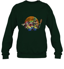 Disney Pixar Toy Story Halloween Moon Group Crewneck Sweatshirt Crewneck Sweatshirt - FordPhuMy