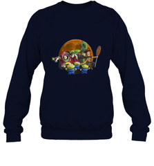 Disney Pixar Toy Story Halloween Moon Group Crewneck Sweatshirt Crewneck Sweatshirt - FordPhuMy