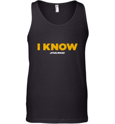 Star Wars Han Solo I Know Men's Tank Top