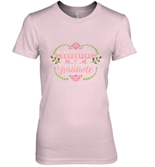 Practice Gratitude and Celebrate Recovery Women's Premium T-Shirt Women's Premium T-Shirt - FordPhuMy