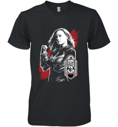 Avengers Endgame Captain Marvel Tag Poster Men's Premium T-Shirt