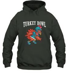 Cool Turkey Bowl _ Funny Thanksgiving Football Player Hooded Sweatshirt Hooded Sweatshirt - FordPhuMy