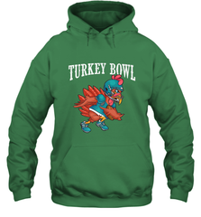 Cool Turkey Bowl _ Funny Thanksgiving Football Player Hooded Sweatshirt Hooded Sweatshirt - FordPhuMy