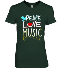 Peace Love Music Hippie Hipster Festival Women's Premium T-Shirt Women's Premium T-Shirt - FordPhuMy