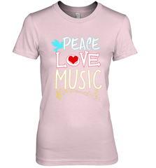 Peace Love Music Hippie Hipster Festival Women's Premium T-Shirt Women's Premium T-Shirt - FordPhuMy