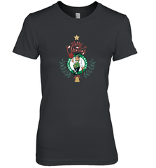 NBA Boston Celtics Logo merry Christmas gilf Women's Premium T-Shirt Women's Premium T-Shirt - FordPhuMy