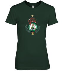 NBA Boston Celtics Logo merry Christmas gilf Women's Premium T-Shirt Women's Premium T-Shirt - FordPhuMy
