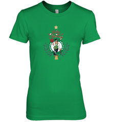 NBA Boston Celtics Logo merry Christmas gilf Women's Premium T-Shirt Women's Premium T-Shirt - FordPhuMy
