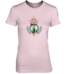 NBA Boston Celtics Logo merry Christmas gilf Women's Premium T-Shirt Women's Premium T-Shirt - FordPhuMy