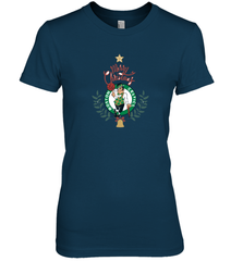 NBA Boston Celtics Logo merry Christmas gilf Women's Premium T-Shirt Women's Premium T-Shirt - FordPhuMy